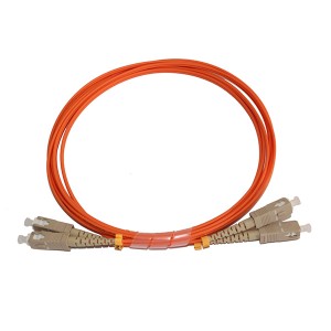 SC SC MultiMode Duplex OM1 62.5/125 Fiber Optic Patch Cord