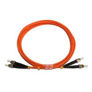 ST ST MultiMode Duplex OM2 50125 Fiber Optic Patch Cord