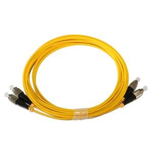 FC FC SingleMode Duplex 9/125 Fiber Optic Patch Cord