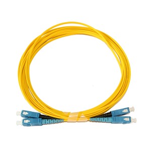 SC SC SingleMode Duplex 9/125 Fiber Optic Patch Cord