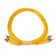 ST ST SingleMode Duplex 9/125 Fiber Optic Patch Cord