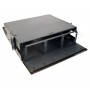 3U 19” Rack Mount Fiber Optic Patch Panel, LGX Fiber Enclosure