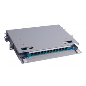 ODF Optical Distribution Frame With 1 12F Splice Module Inside, 12 Ports