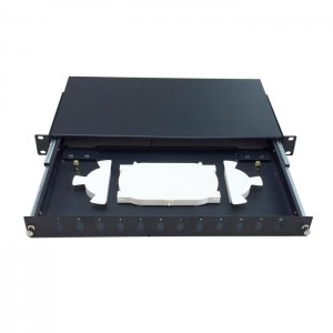 1U 19” Slide Out Fiber Optic Patch Panel