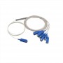 1X8 Fiber Optic PLC Splitter Mini 0.9mm With SC APC/UPC Connector