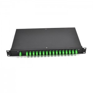 Rack Mount 1U 19' 1X16 PLC Splitter SC/APC