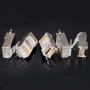 CAT6 RJ45 Connector Internal Shielded 8P8C With Ground Wire 100 pcs/pack