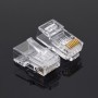 EZ CAT6 RJ45 Unshielded 8P8C Double Row 1.2mm Diameter Connector 