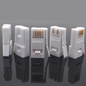 Cat5e/Cat6 UK Type RJ45 Connector Unshielded 8P8C 100 pcs/pack