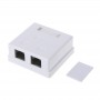 Surface Mount Box Cat6 Double 2 Port