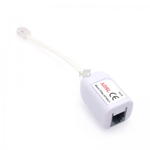 ADSL RJ11 RJ45 Line Modem Adapter Splitter