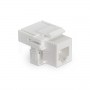 RJ11 Keystone Jack White