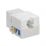 Cat6 Punch Down Keystone Jack 90 Degree White