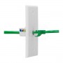 Cat6 Punch Down Keystone Jack 90 Degree White