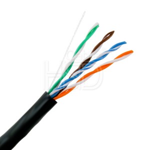 Outdoor Cat5E UTP UV Rated Direct Burial 305M