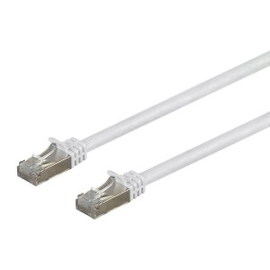 CAT6 Shielded Ethernet RJ45 Patch Cables White