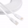 Flat Cat5e Network Ethernet Patch Cable - White