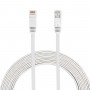 Flat Cat5e Network Ethernet Patch Cable - White