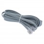 RJ12 Telephone Cord 6P6C Straight Modular Cable