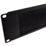 19" 2U Cabinet Brush Panel