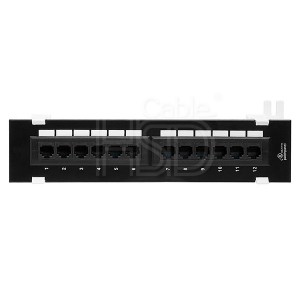 Cat5e Mini Patch Panel 110 Type 12 Port 1U