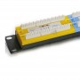 Cat6 Colorful Patch Panel 110 Type 24 Port 1U 