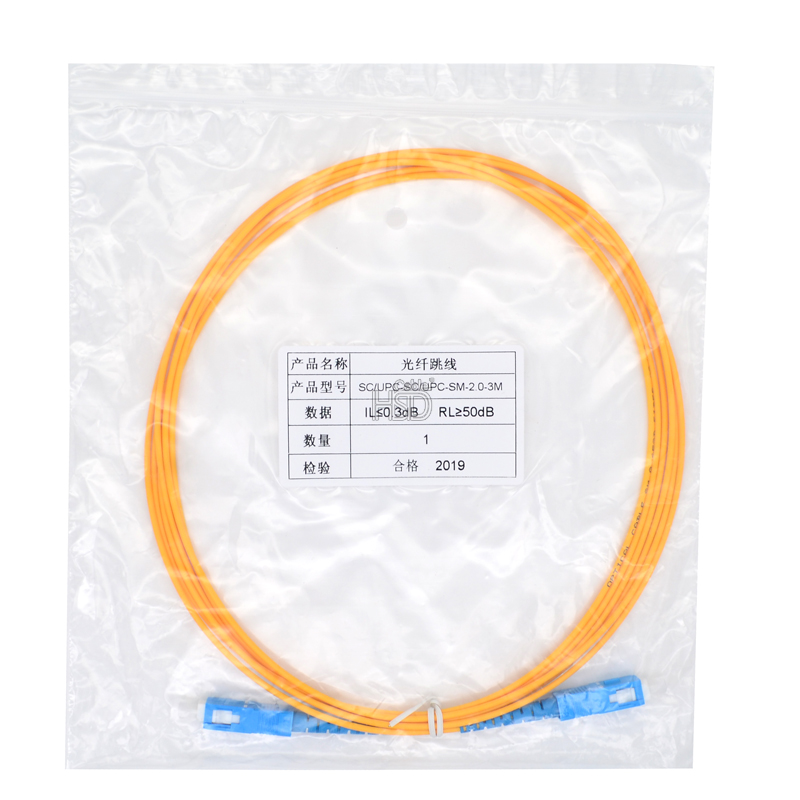 SC/UPC-SC/UPC SingleMode Simplex 9/125 Fiber Optic Patch Cable