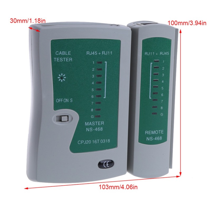 HSD Cable - Network Cable Tester For RJ45 RJ11 RJ12